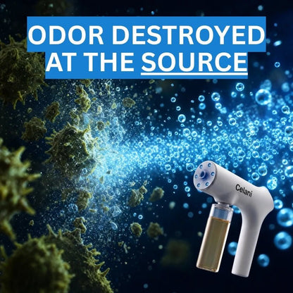 Blue Light Enzyme Mister Kit for Eliminating Any Odor - Celani